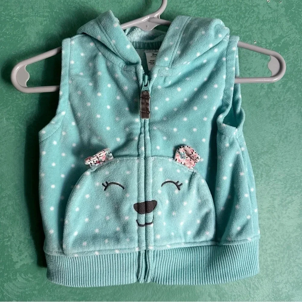 ⭐️ Carters hoodie‎ and vest bundle 3 mo